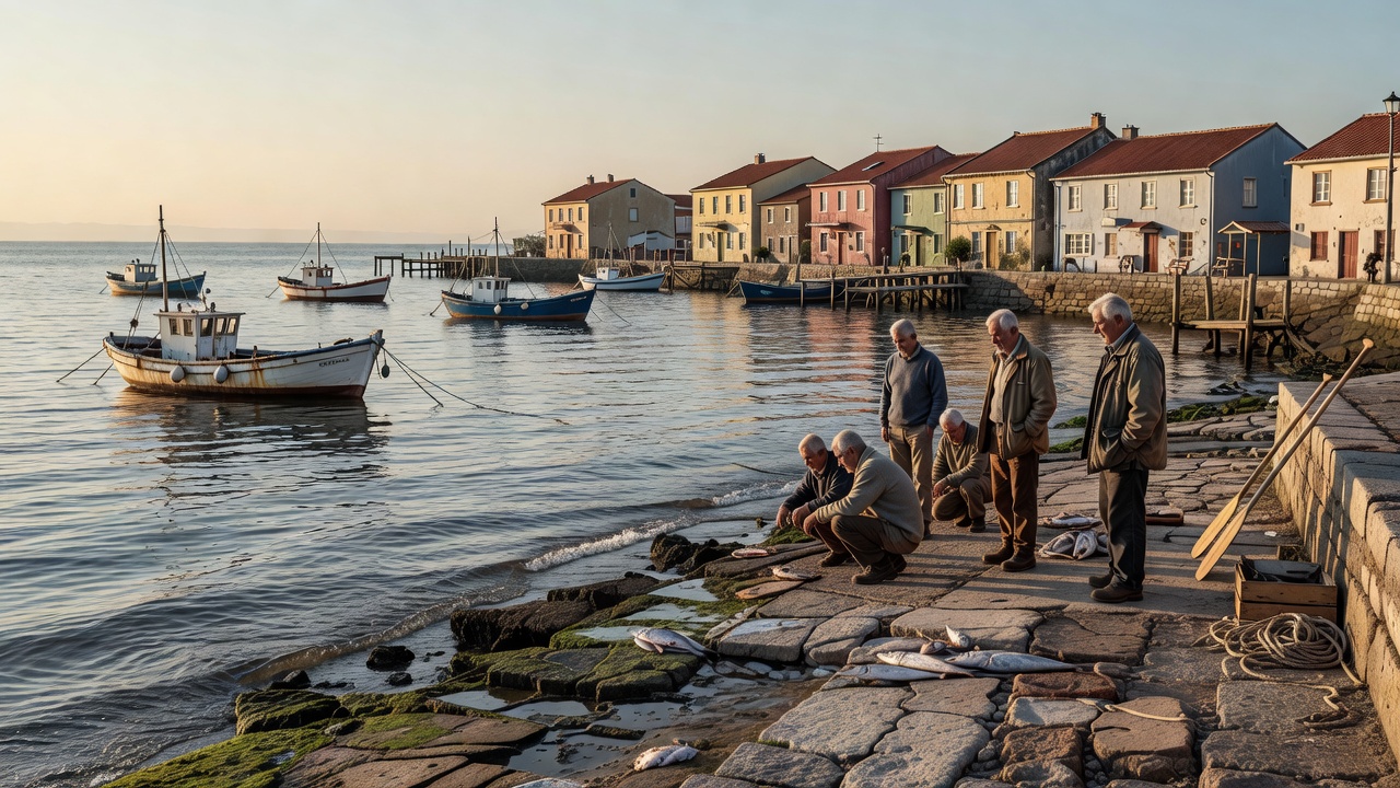 The Subtle Pull of Shifting Shorelines on Spontaneous Waterfront Assemblies in Lesser-Known Harbors